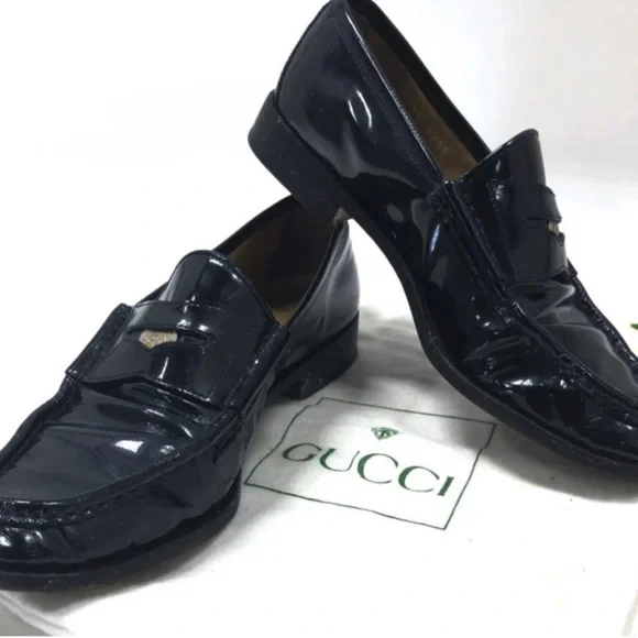 Gucci | Shoes | Black Gucci Penny Loafers Size 85 | Poshmark display picture 2